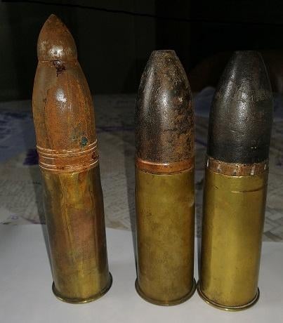 obus, Enlèvement ou Envoi, Armée de terre, Douilles ou Pièces de fouille