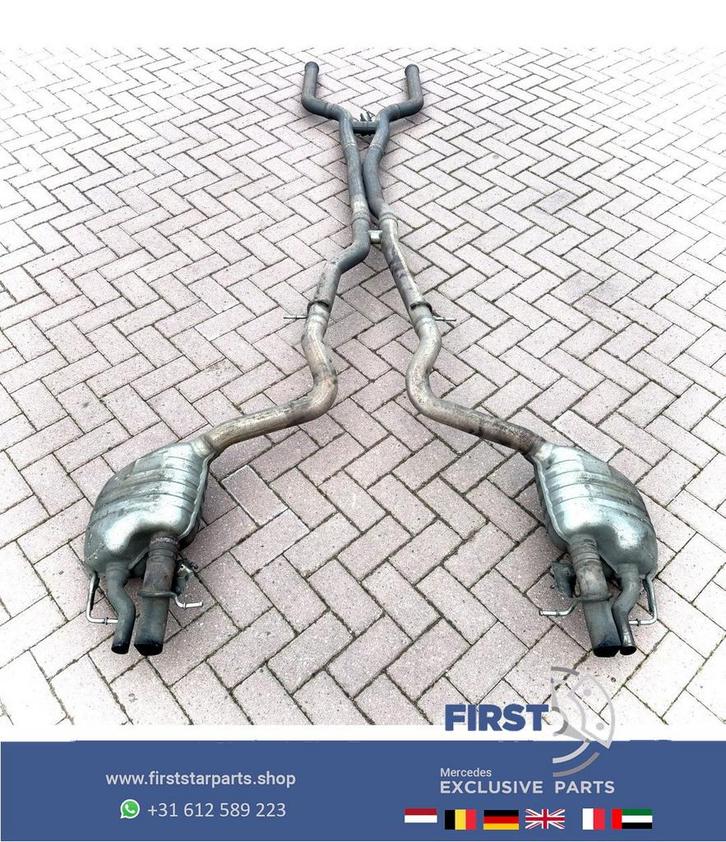 W213 E63 S AMG UITLAAT COMPLEET E KLASSE E63S PERFORMANCE ME, Auto-onderdelen, Uitlaatsystemen, Mercedes-Benz, Gebruikt, Ophalen of Verzenden