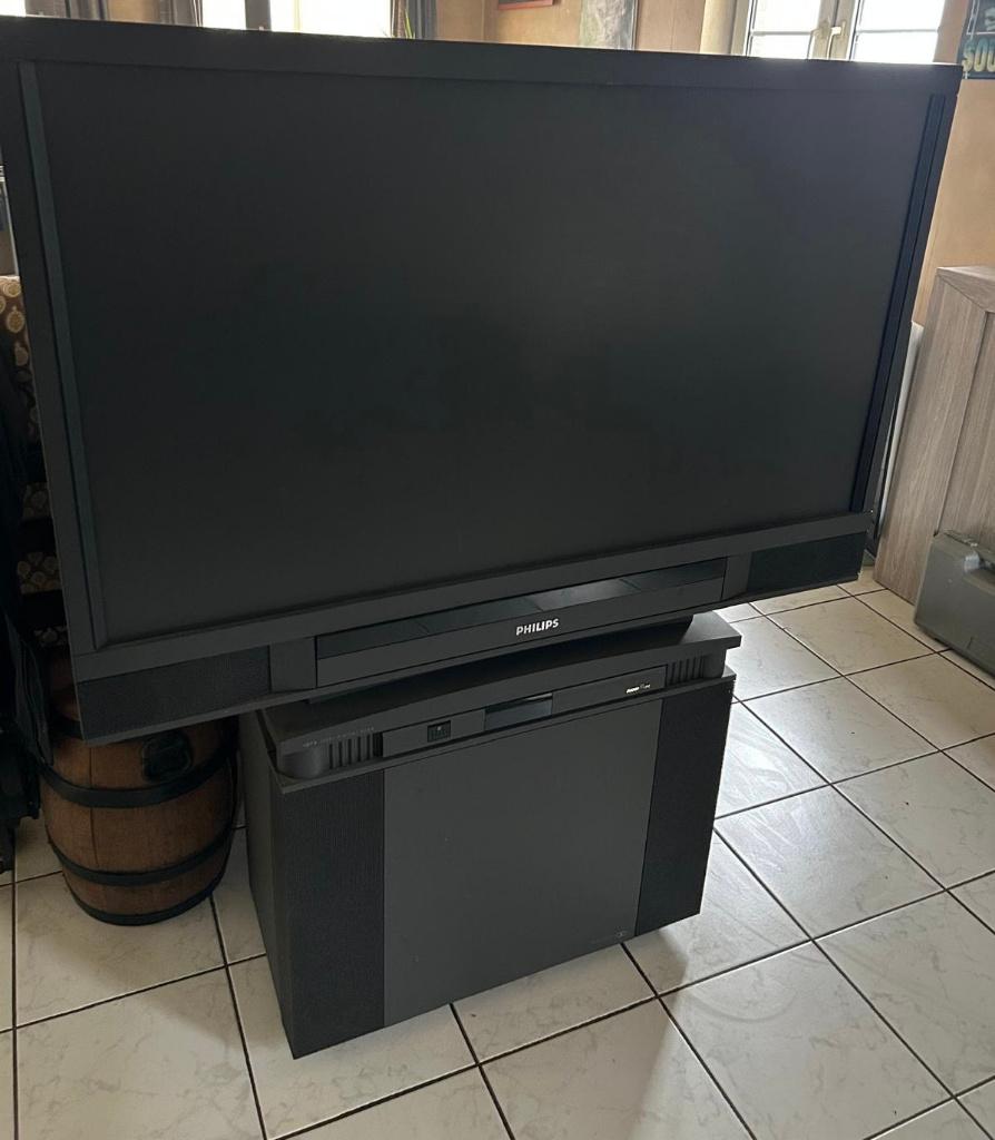 Vintage Philips beeldbuis van maar liefst 46 inch, TV, Hi-fi & Vidéo, Enlèvement, Utilisé, 100 cm ou plus, Philips