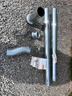 regenwater afvoer set 80mm - buis + bocht + toebehoren, Ophalen, Afvoer, 2 tot 4 meter, 60 tot 80 mm