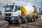 MAN TGS 32.360 BB+E6+MIXER 9M³ (bj 2016), Automaat, Achterwielaandrijving, Wit, Bedrijf