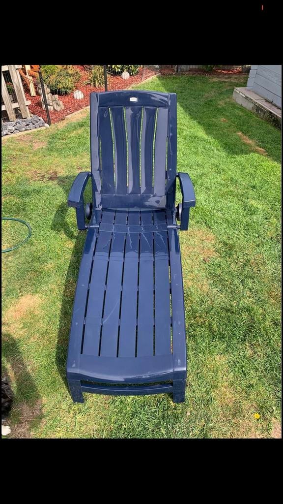ZEER COMFORTABELE LIGZETEL TUINZETEL ZETEL, Ophalen of Verzenden, Zo goed als nieuw, Kunststof