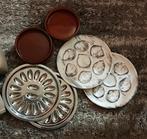 Assiettes d'huîtres et de moules gratuites, Enlèvement, Utilisé, Assiettes(s)