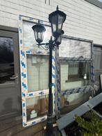 GRIJZE PVC RAMEN DECEUNINCK DUBBEL GLAS, Ophalen, Nieuw, Gevelraam of Ruit, Dubbelglas