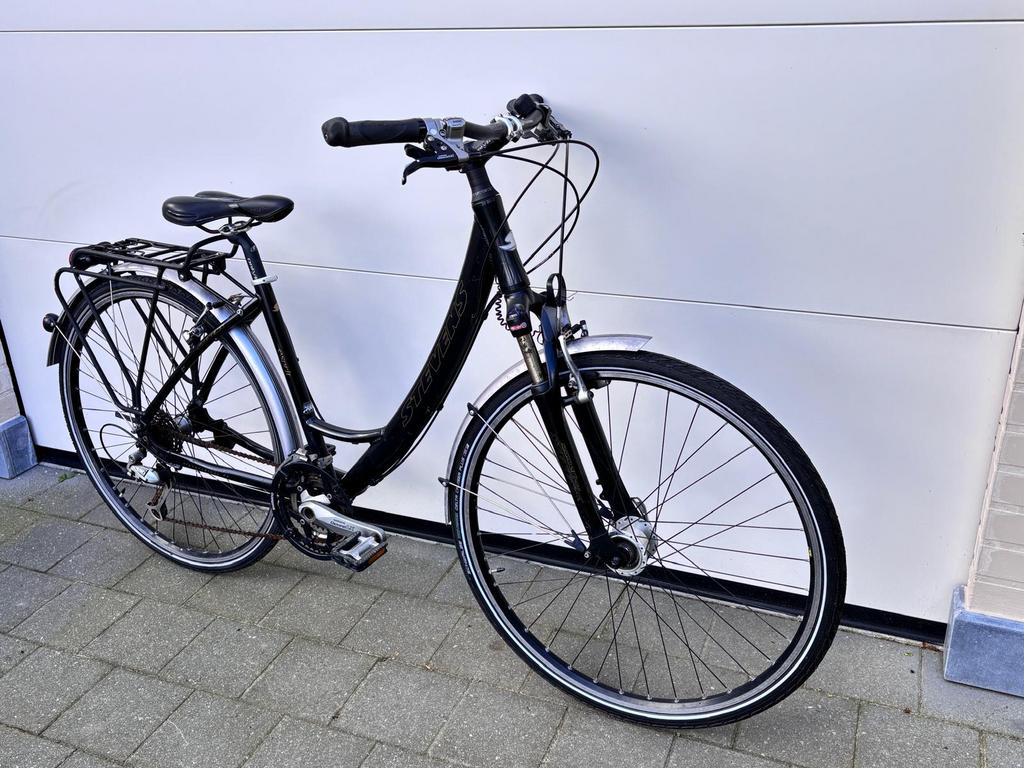Damesfiets Stevens, Fietsen en Brommers, Ophalen, Zo goed als nieuw