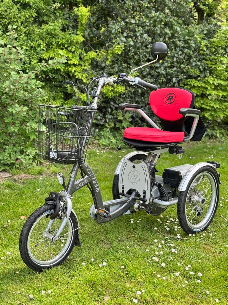 vanRaam Easy Go Vélo + Vélo électrique + Scootmobile, Enlèvement ou Envoi, Pliant, Comme neuf, Fauteuil roulant électrique