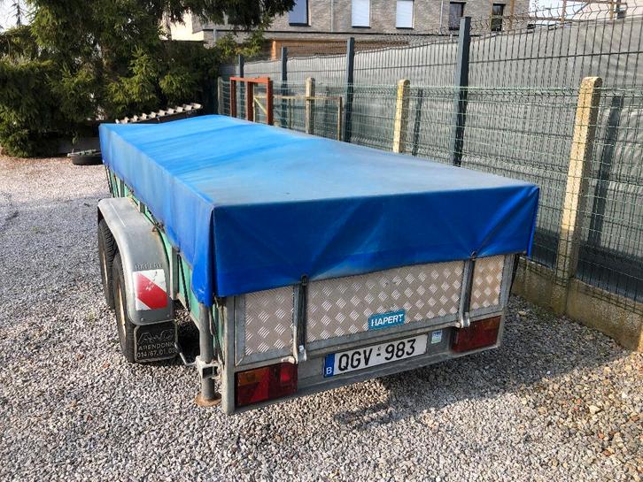 Aanhangwagen Hapert MTM 2000 kg, Auto diversen, Aanhangers en Bagagewagens, Zo goed als nieuw, Ophalen