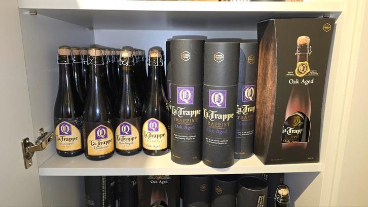 Serie La Trappe Trappistenbier Oak Aged, Isid'or en 1 t*m 52, Verzamelen, Biermerken, Zo goed als nieuw, Flesje(s), La Trappe
