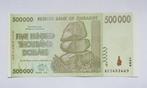 Zimbabwe 500.000 Dollars 2008, Postzegels en Munten, Verzenden, Zimbabwe