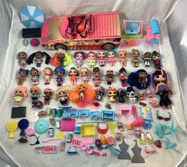 MGA L.O.L. Surprise Set de 34 figurines Car Pool Coupé, Collections, Poupées, Comme neuf, Poupée, Envoi
