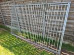 Hondenren galva 4 panelen waarvan 1 met deur, 3mx3m totaal, Dieren en Toebehoren, Hondenhokken, Ophalen
