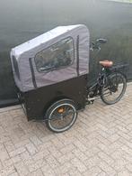 Troy elektrische bakfiets nieuwe batterij jaar garantie, Ophalen of Verzenden, Zo goed als nieuw, 4 kinderen of meer, Huif