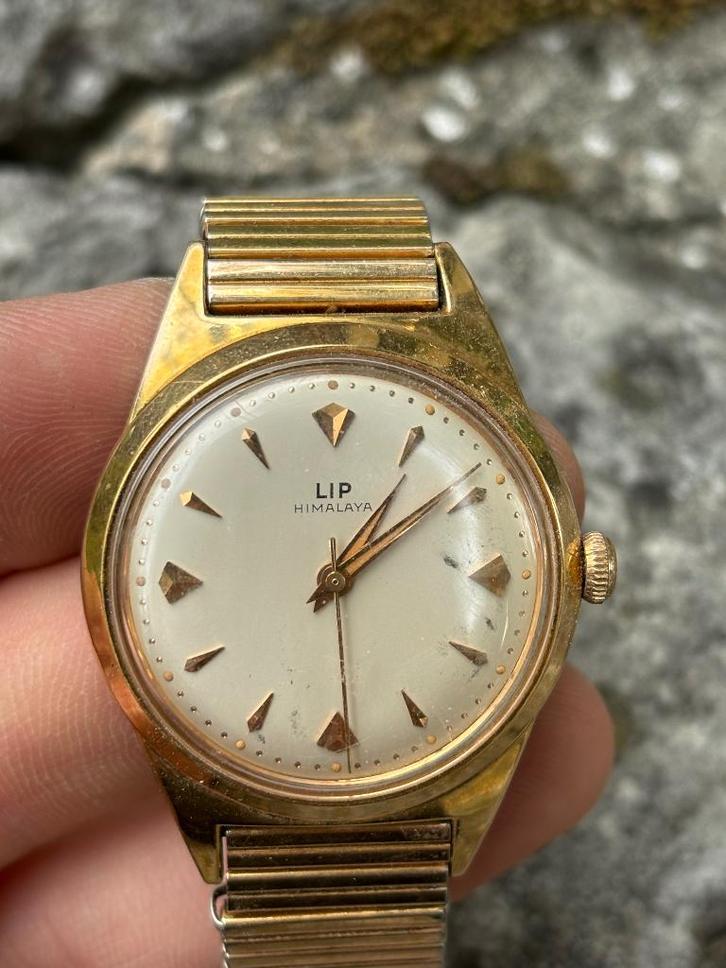 LIP HIMALAYA 40m, Bijoux, Sacs & Beauté, Montres | Anciennes | Antiquités, Montre-bracelet, Autres marques, Autres matériaux, Inconnu