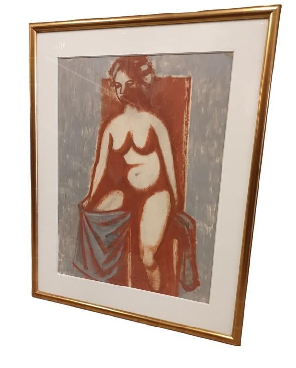 Maurits Van Saene (1919-2000) naakt, Antiquités & Art, Art | Peinture | Moderne, Enlèvement