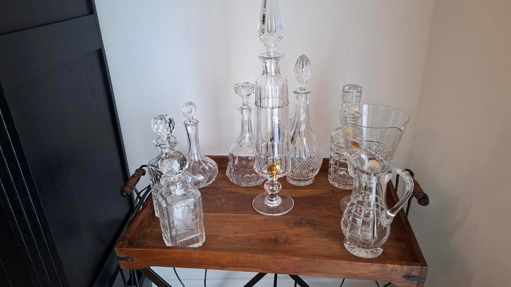 Kristallen karaffen Val Saint Lambert, boheme ea., Ophalen