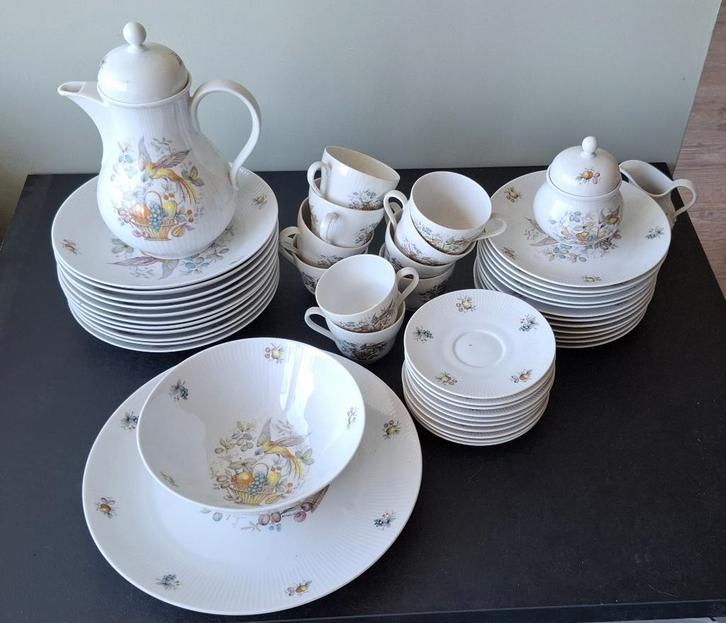 Service Vintage Seltmann Weiden Bavaria "Oiseau de Paradis", Antiek en Kunst, Antiek | Servies los, Ophalen