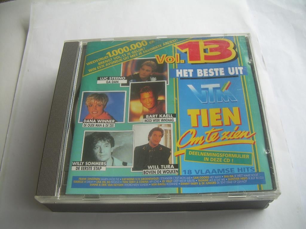 CD - VTM - 10 OM TE ZIEN - VOL 13, Cd's en Dvd's, Cd's | Verzamelalbums, Ophalen of Verzenden, Zo goed als nieuw, Nederlandstalig