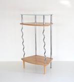 Bijzettafel Console Tafeltje Postmodern 1980 - Memphis stijl, Ophalen, Zo goed als nieuw, Hout