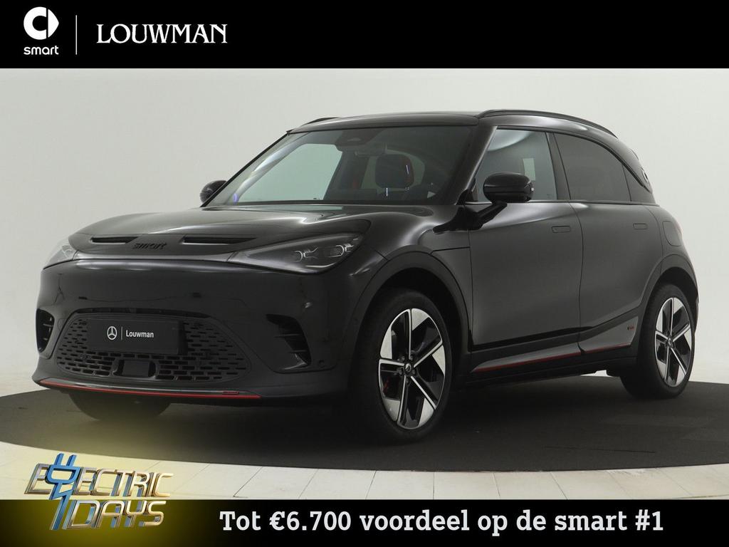 Smart #1 BRABUS 66 kWh | VAN €47.520 NAAR € 40.810 | Electri, Auto's, Smart, Automaat, Zwart, Elektrisch, SUV of Terreinwagen