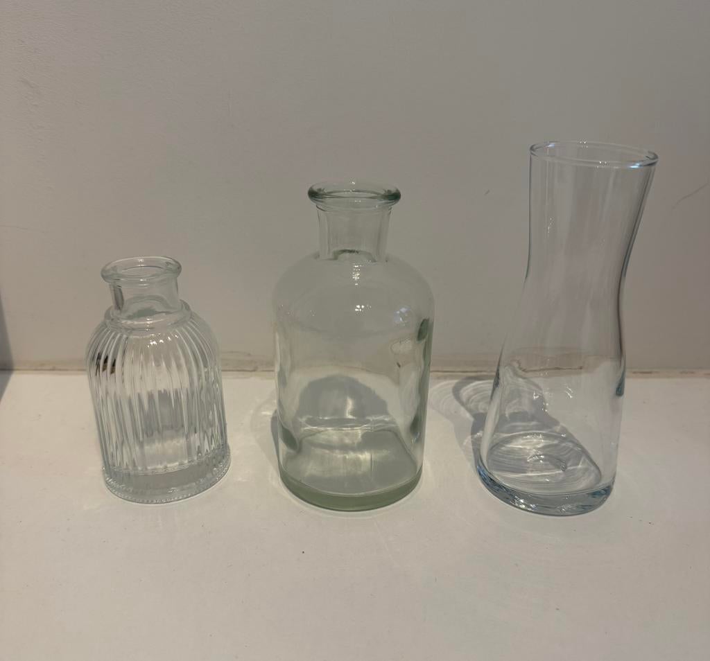 Bloemvaasjes huren, Ophalen, Zo goed als nieuw