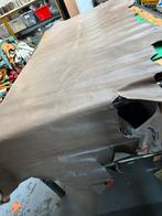 Taupe kleur halve huid 1.3 mm dikte stug en groot lap, Enlèvement ou Envoi, Comme neuf