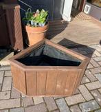2 identieke hoek plantenbakken met worteldoek, Tuin en Terras, Ophalen, Nieuw, Balkon, Overige vormen