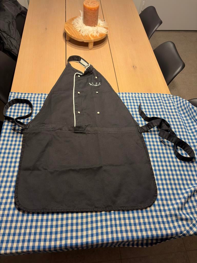 Kitchen Apron - Chef de Cuisine - New, Enlèvement, Neuf, Noir, Tablier