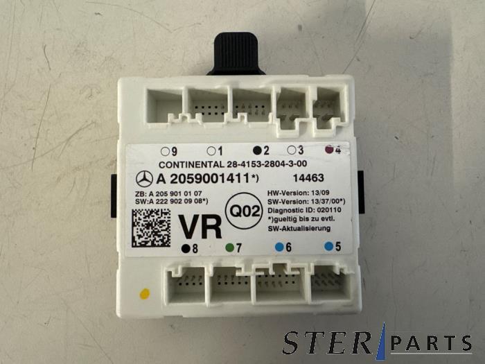 Module verrouillage central des portes d'un Mercedes C-Klass, 3 mois de garantie, Utilisé, -, -