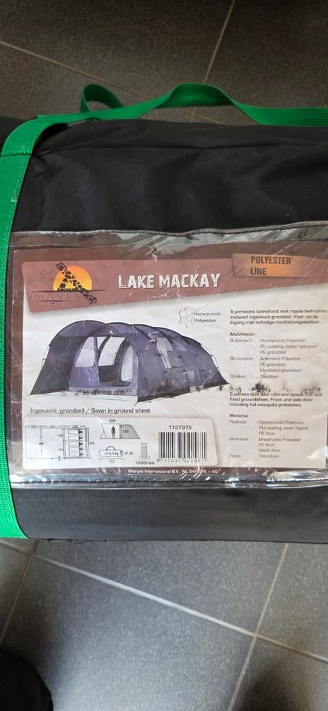 Safarica lake mackay .5 personen tunnel tent, Ophalen of Verzenden