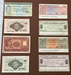 Italië 1976 monetaire crisis – verzameling bankcheques, Ophalen