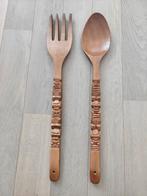Vork en lepel wanddecoratie 71 cm tiki figuren, Huis en Inrichting, Ophalen