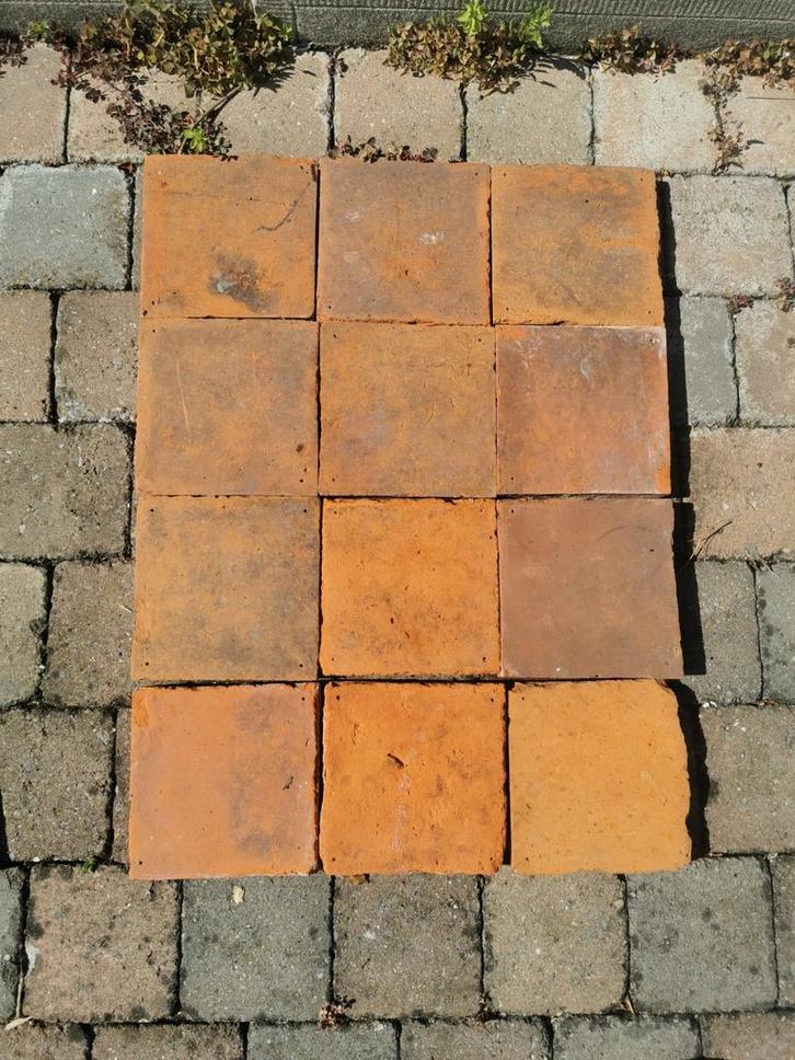 Oude rode tomettes!!, Doe-het-zelf en Bouw, Tegels, Ophalen