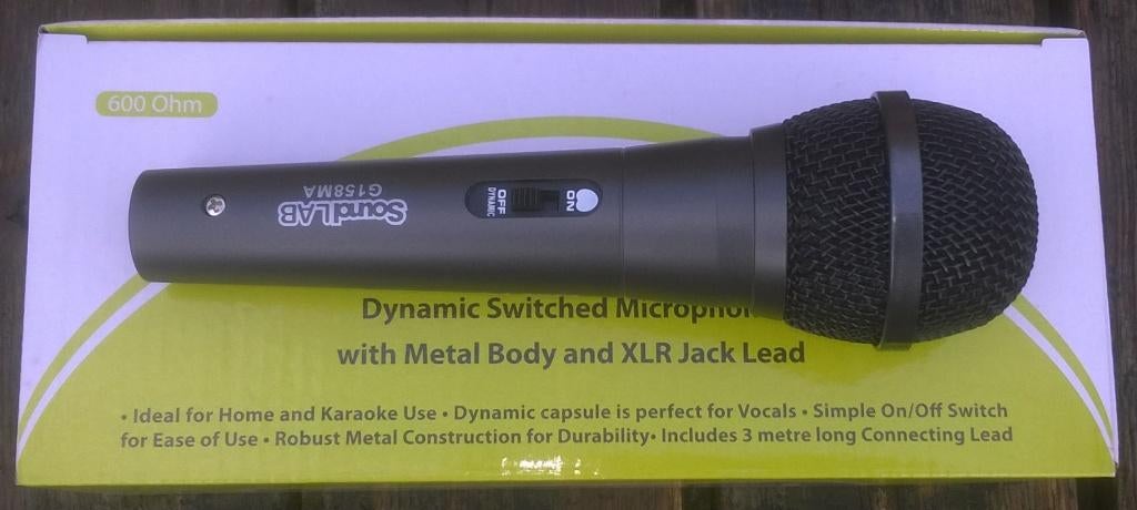 Microfoon voor zang, met snoer XLR - Jack, Musique & Instruments, Microphones, Neuf, Micro chant, Enlèvement ou Envoi