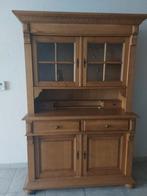 Vitrinekast Eik, Huis en Inrichting, 100 tot 150 cm, Klassiek, Eikenhout, Ophalen of Verzenden