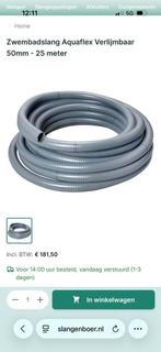 Zwembad / vijverslang 50mm - 25 meter, Ophalen, Nieuw