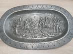 Plateau en etain 19e, Antiek en Kunst, Antiek | Tin, Ophalen of Verzenden
