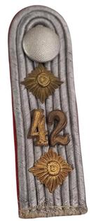 wehrmacht Artillerie-Regiment 42 shoulder board, Ophalen of Verzenden