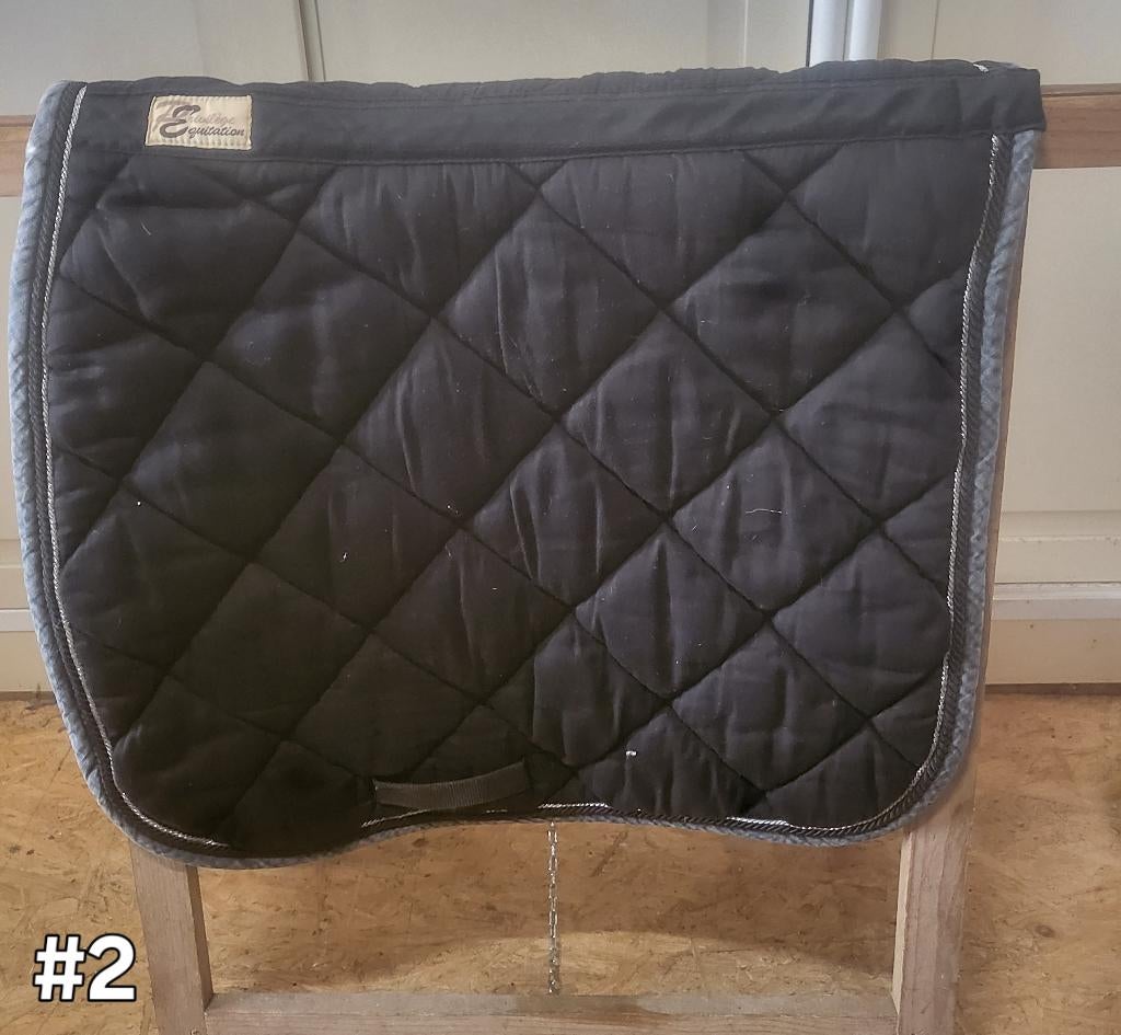 onderlegger Privilège Equitation zwart Full, Dieren en Toebehoren, Full (L), Gebruikt, Verzenden, Zadeldekje