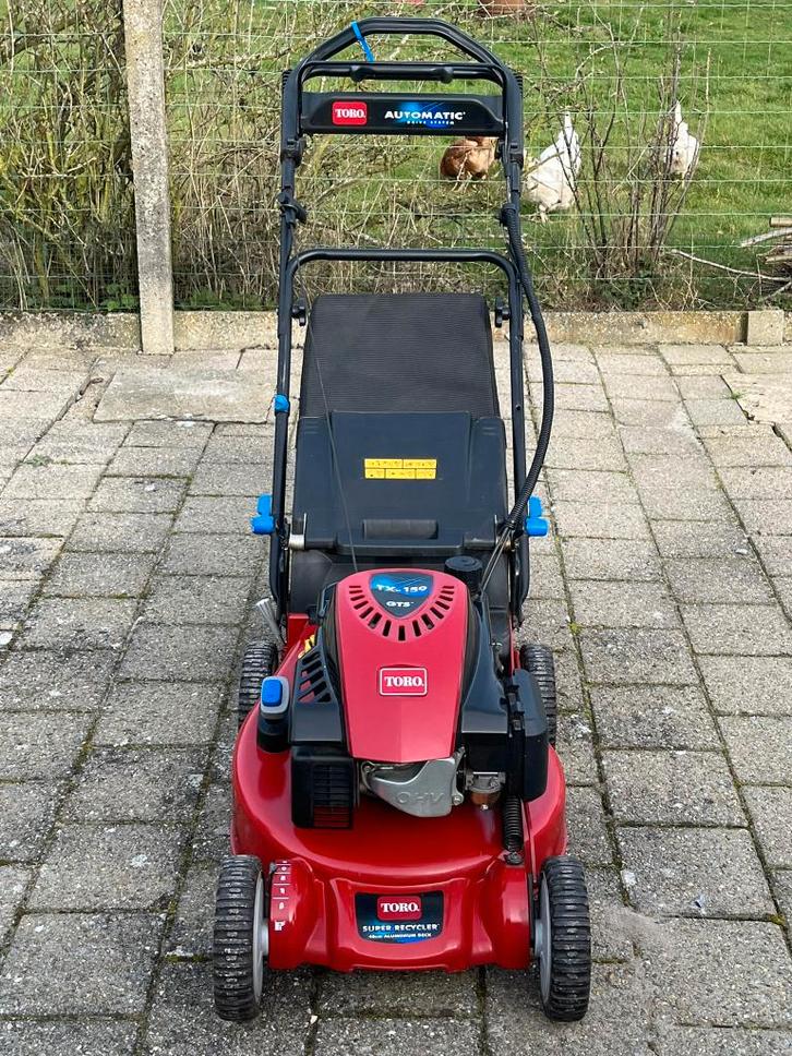 Toro TX-159 GTS 20836 SuperRecycler grasmaaier, Tuin en Terras, Grasmaaiers, Zo goed als nieuw, Benzine-grasmaaier, 40 t/m 49 cm