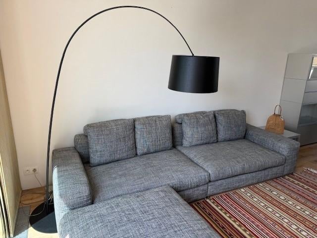 FOSCARINI TWIGGY VLOERLAMP BOOGLAMP (ZWART), Ophalen, Zo goed als nieuw, Metaal