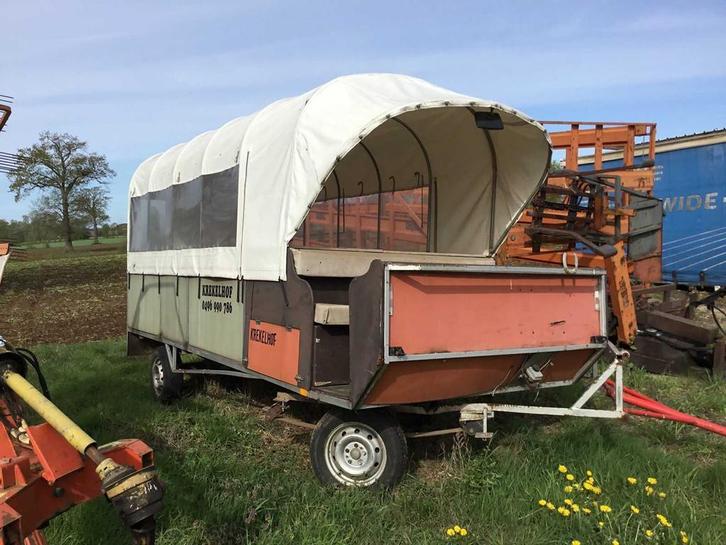 Recreatieve paardentrailer (20 personen), Dieren en Toebehoren, Paarden en Pony's | Trailers en Aanhangwagens, Gebruikt, Overige typen