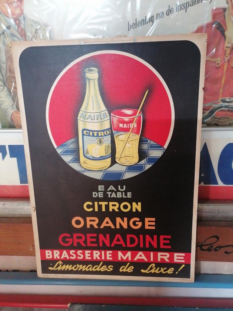 Ancienne limonade publicitaire, Collections, Marques & Objets publicitaires, Enlèvement ou Envoi