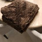 dubbele bruine plaid, Ophalen of Verzenden, Zo goed als nieuw