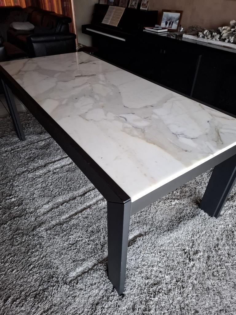 Eettafel 90x190, Huis en Inrichting, Tafels | Eettafels, Ophalen, Gebruikt, Vijf personen of meer, Rechthoekig