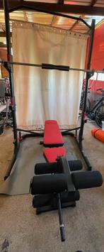 Trainingsstation voor squat, pec, buikspieren, benen, Ophalen, Zo goed als nieuw, Buik, Overige typen