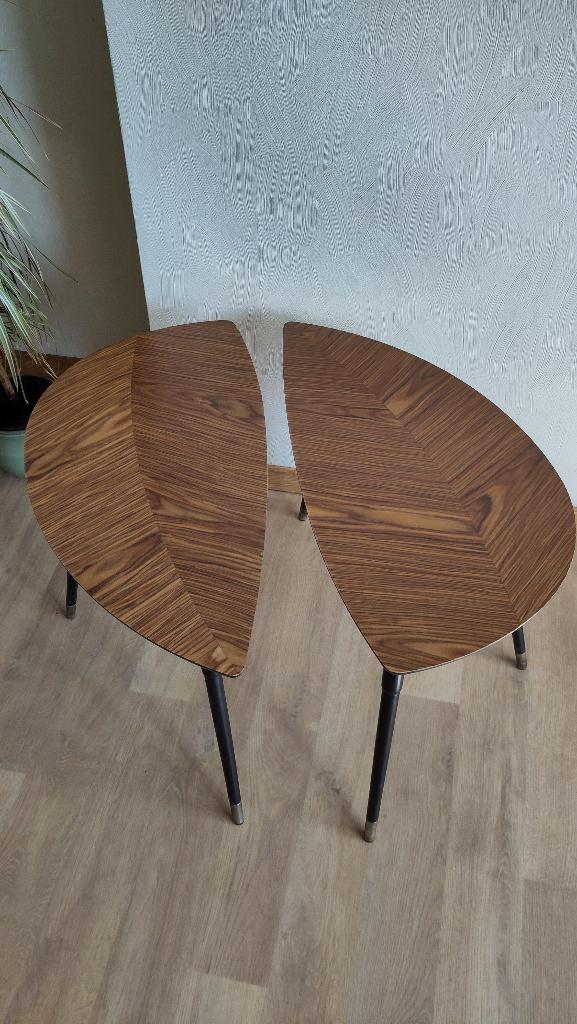 Set de 2 tables d'appoint IKEA LÖVBACKEN, 55 à 75 cm, 45 à 60 cm, Enlèvement, Utilisé