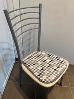 Set van 4 stoelen weba, Enlèvement, Utilisé, Métal, Blanc