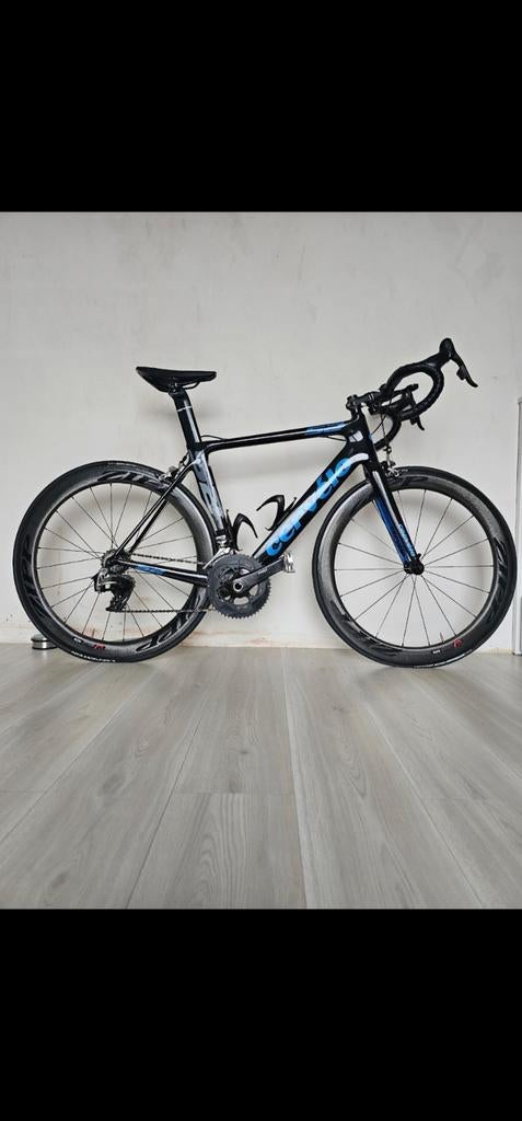 Koers fiets Cervelo karbon,  originele zippbanden,..., Vélos & Vélomoteurs, Enlèvement, Comme neuf, Autres marques