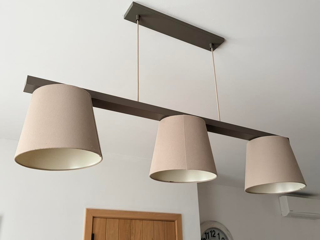 Armatuur met bijhorende lampen, Huis en Inrichting, Ophalen, Gebruikt