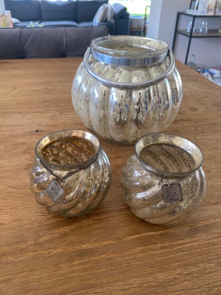 Mooie set om kaarsjes in te branden, Ophalen, Gebruikt